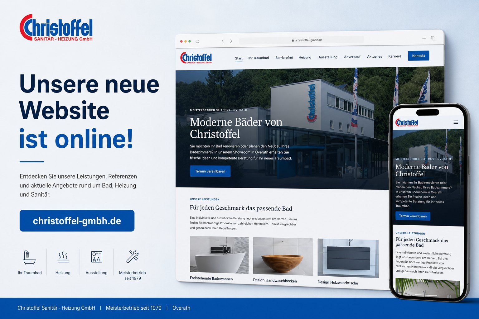 Willkommen auf unserer neuen Website